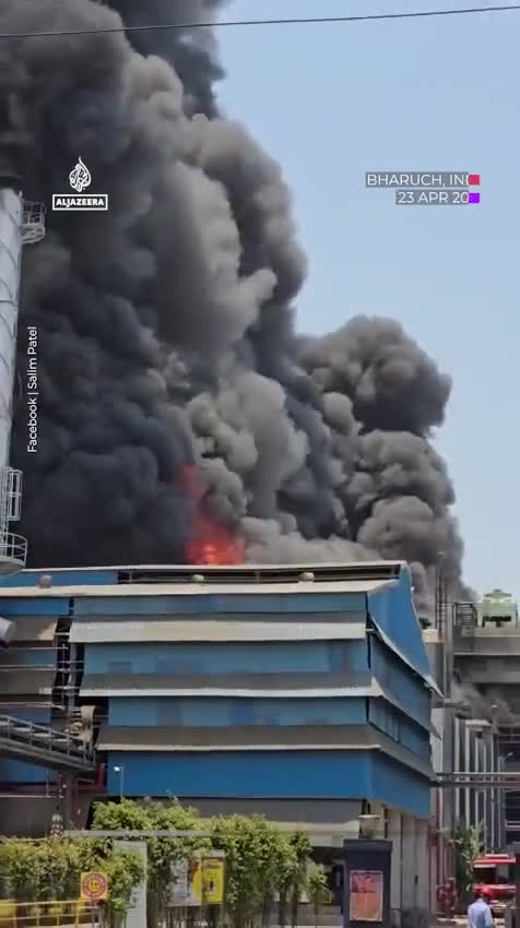 Toxic Blaze Hits Gujarat Chemical Factory