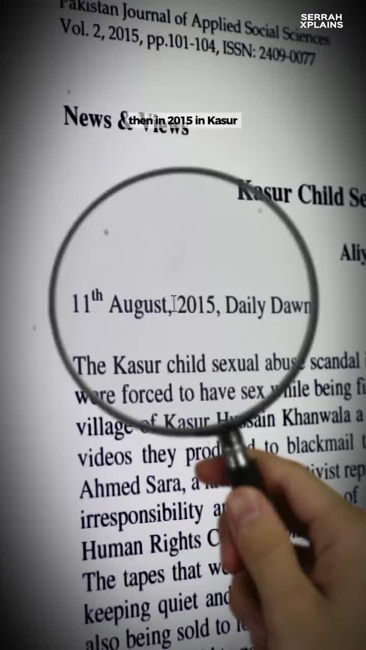Exposing the Kasur Child Abuse Scandal